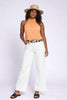 Animal print belt front view