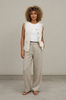 Ivory Horizon vest with lace pattern