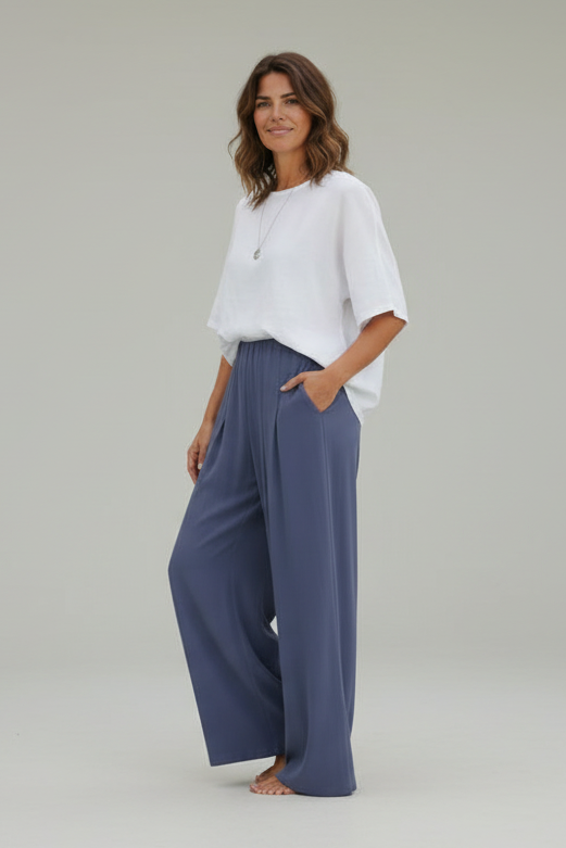 VISTA PLEAT WIDE LEG PANTS