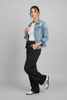 Sleek street utility cargo pants with spacious pockets, styled