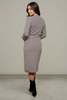Celine knit wrap dress smooth fabric
