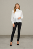 Lustre highneck blouse