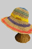 Raffia starburst bucket hat in multiple colors