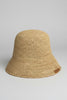 Braided raffia bucket hat