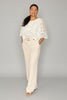 Wide leg high-waist pants with elegant silhouette