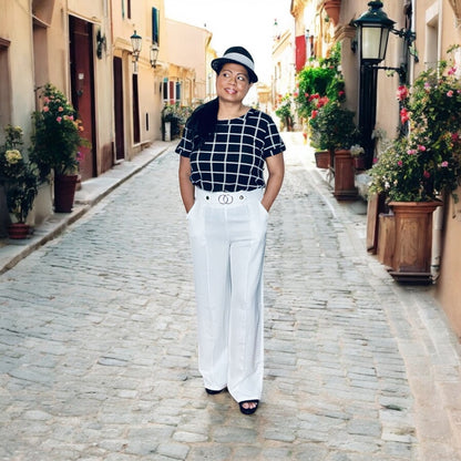 High Waist Wide Leg Pants