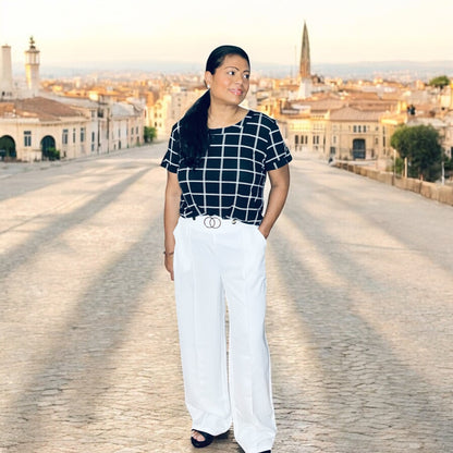 High Waist Wide Leg Pants