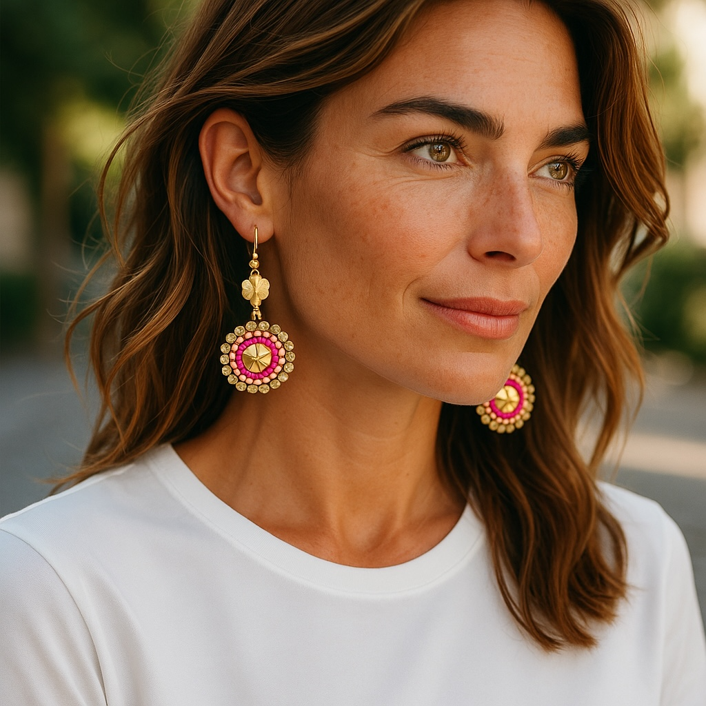 Sachi Cerise Earrings