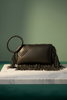 City Fringe cuff tassel wristlet clutch purse