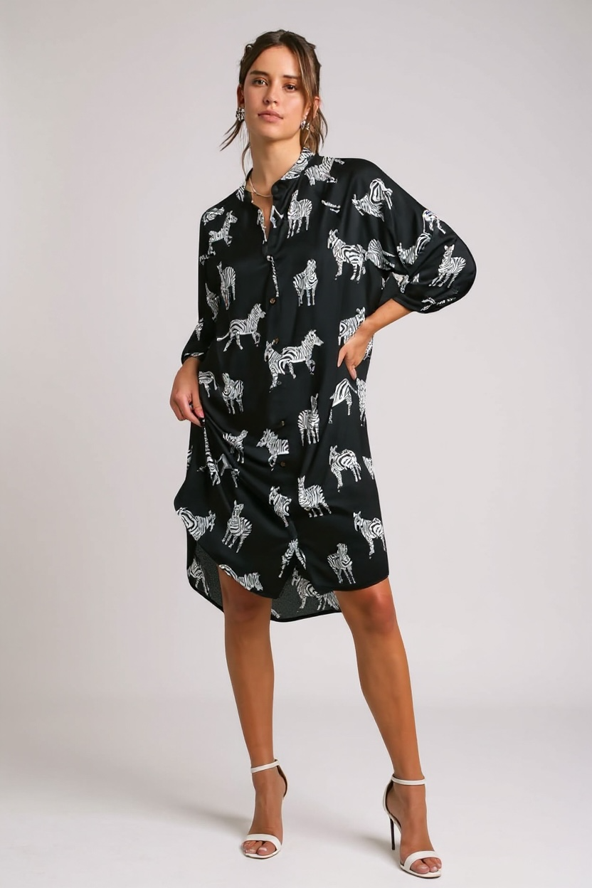 THE URBAN SAFARI EDIT MIDI DRESS