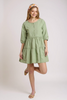 Tiered babydoll shirt dress