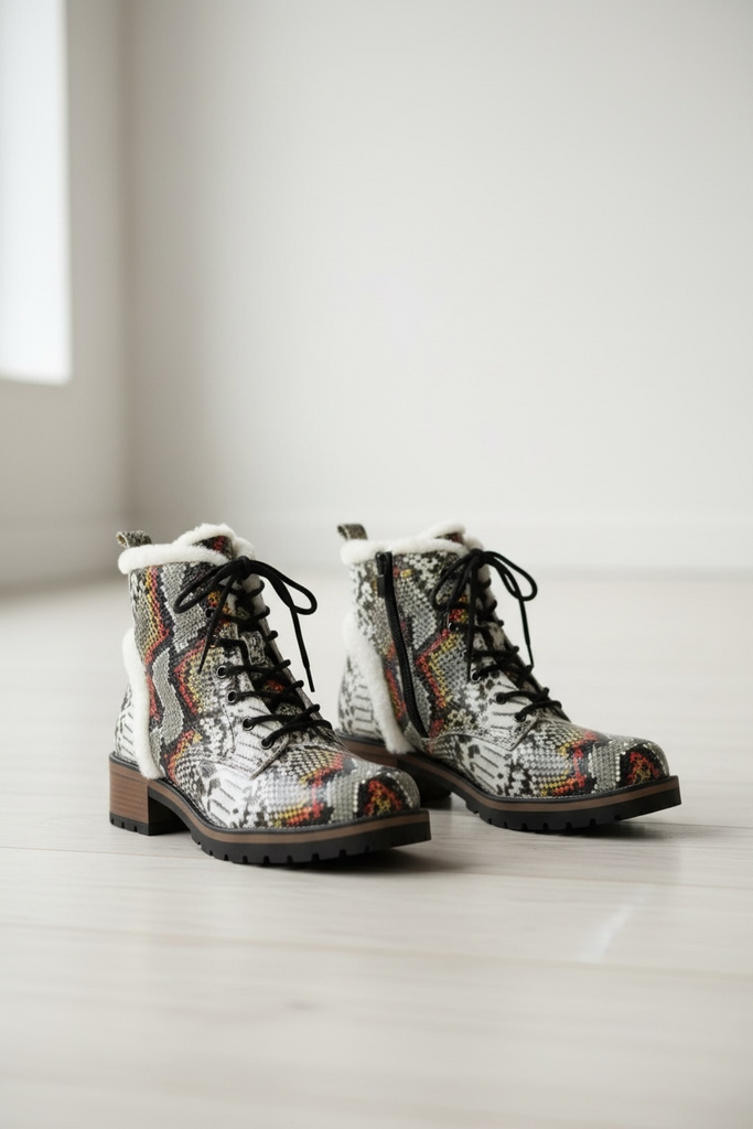 Wild Edge combat boot front view