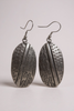 Woodland Whisper Kashi silver leaf earrings styled
