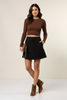 Leopard faux suede cutout strap booties styled