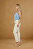 Luna Knot Front & Back Reversible Satin Top