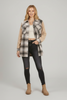 Plaid shacket side view