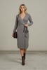 The Celine knit wrap dress