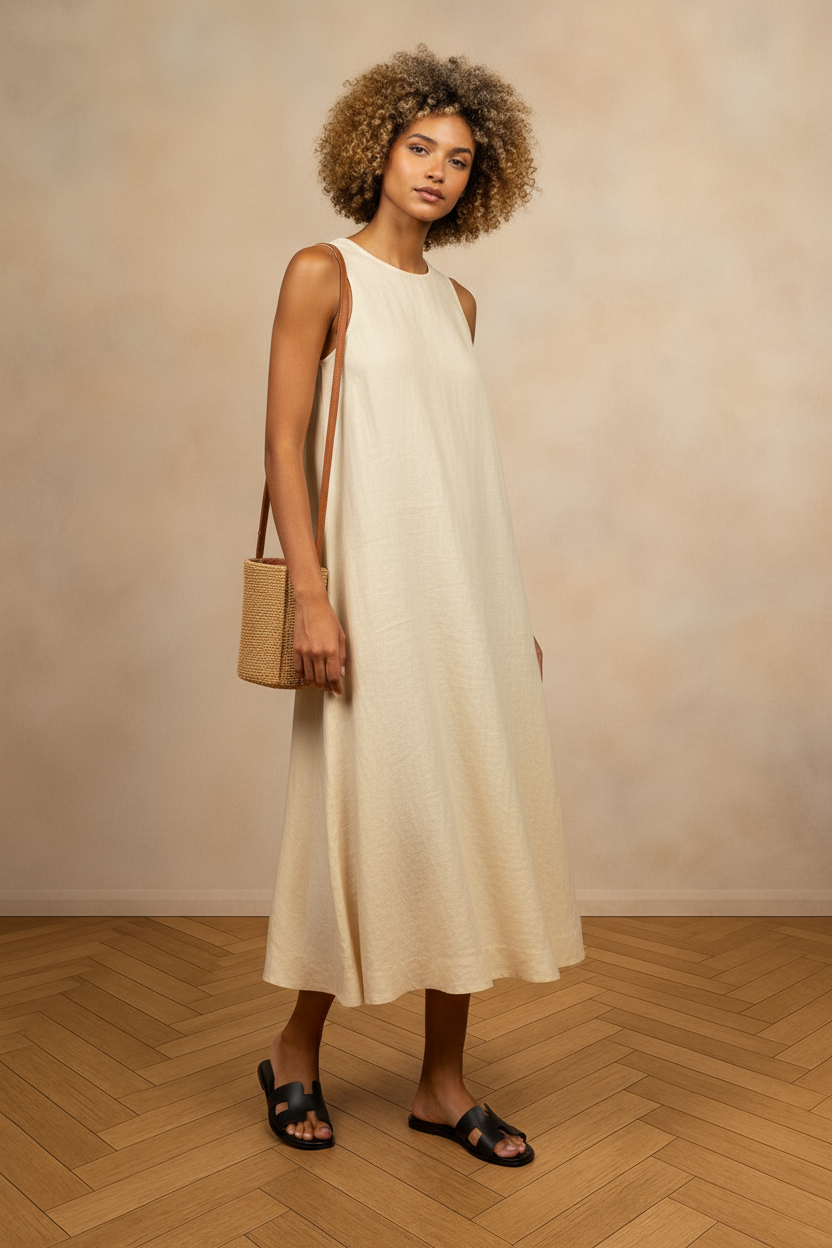 TRENDY H-SHAPED CUTOUT UPPER SLIDE SANDALS