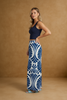 Wide leg printed palazzo pants