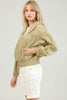 Solid windbreaker jacket