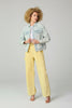 Light wash denim jacket front view