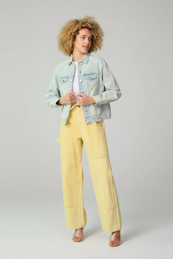 THE NATALIE LIGHT WASH DENIM JACKET