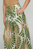 Wide leg printed skirt-style pants