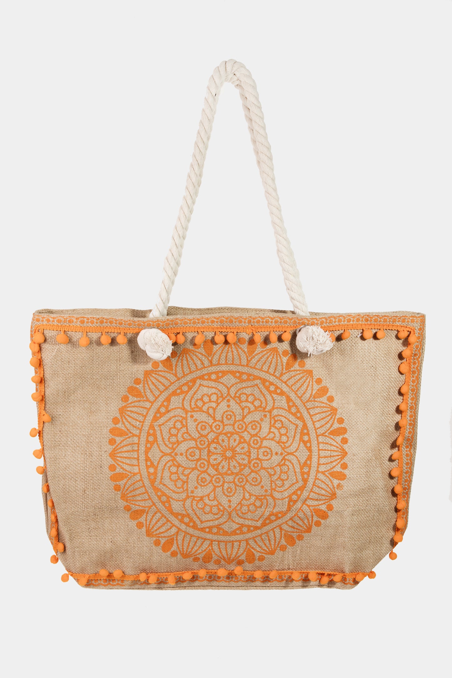 Boho Floral Tote Bag