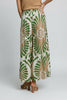 Palazzo printed wide leg pants