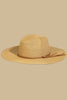 Braided rope sun hat front view