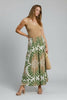 Printed palazzo pants with wide leg