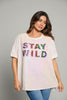 Stay Wild sequin top