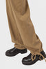 Cinched hem twill streetwear pants