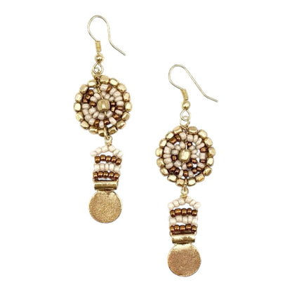 Sachi Coffee Earrings