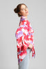 Floral dolman sleeve blouse