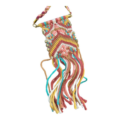 Handmade Multi Colored Woven Necklace