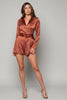 Polka dot romper by Mandalay and Company