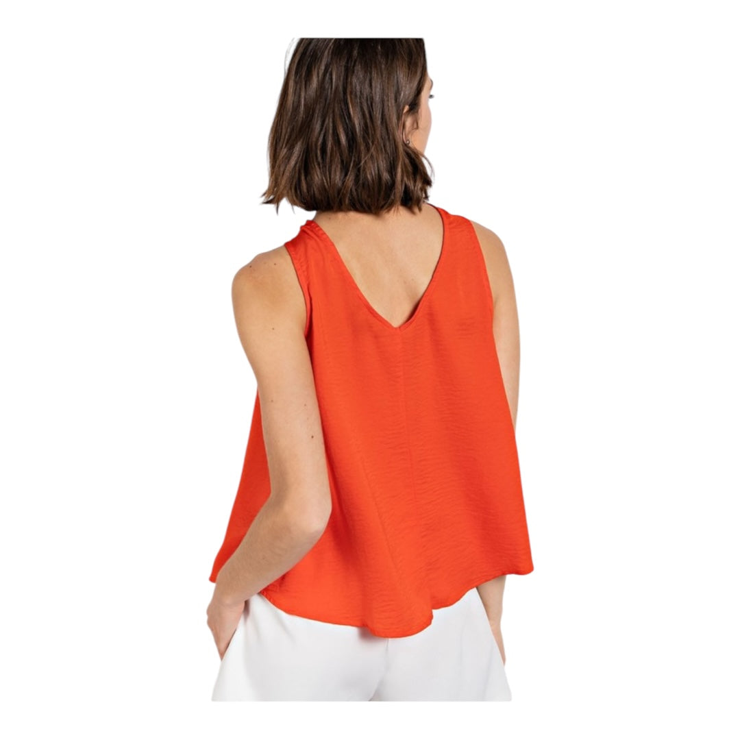 Front and Back Reversible Satin Top