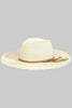 Rio cowgirl braided rope sun hat back view