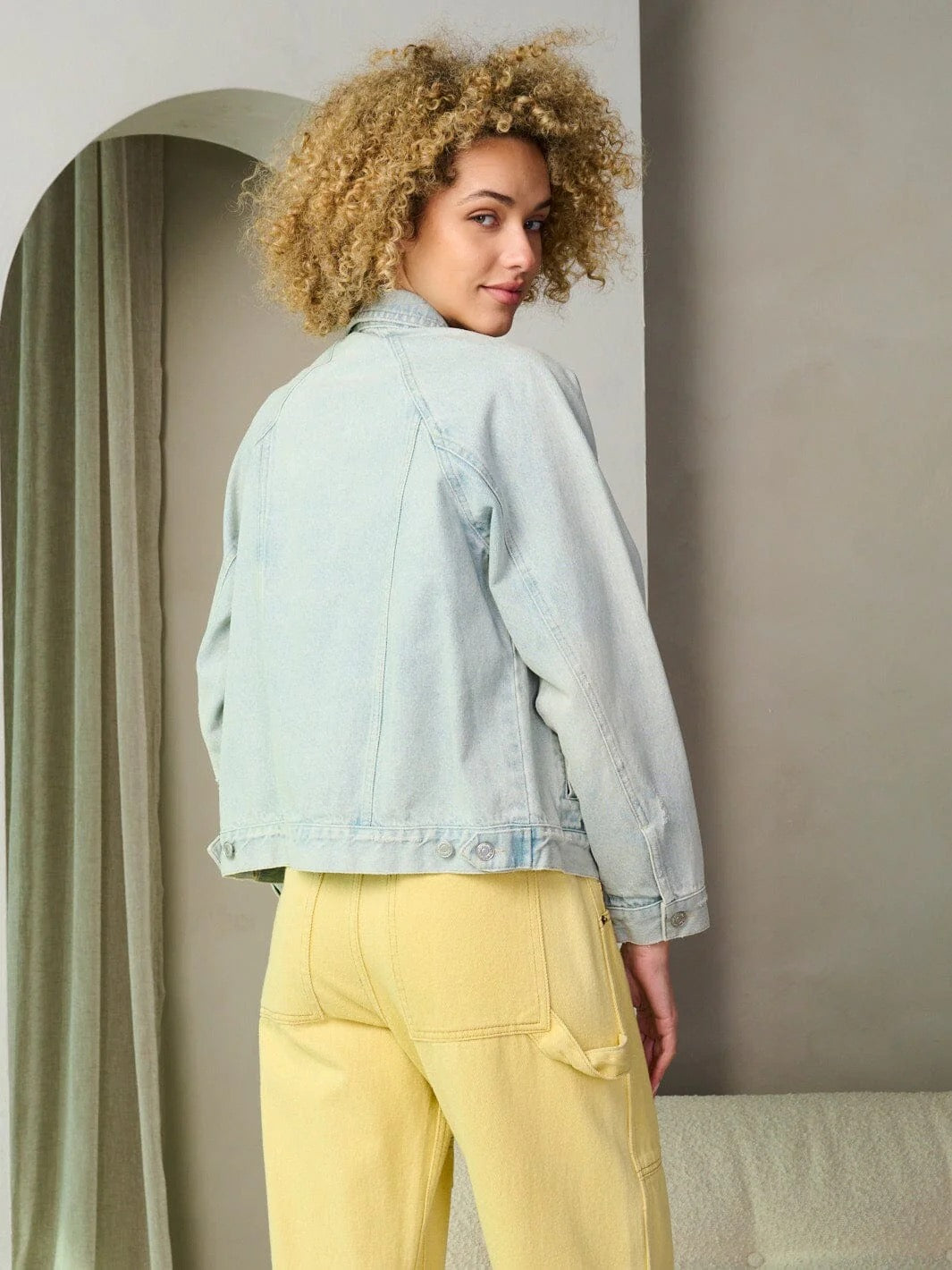 Natalie Light Wash Denim Jacket