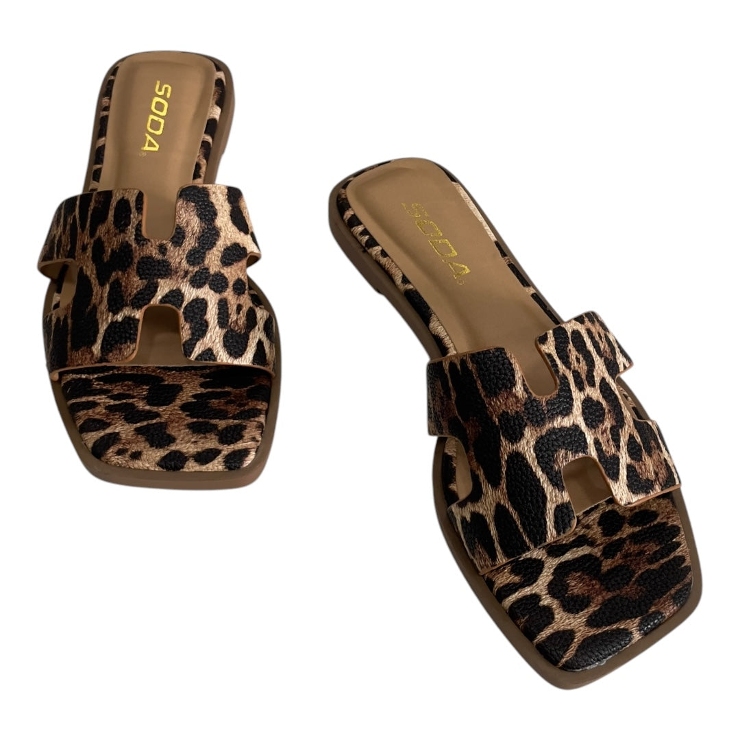 SLIP ON ENTRY OPEN TOE  X SHAPED SANDAL LIGHTLY PADDED
