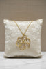 Flower gold necklace