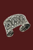 Handmade Flower Kashi antique silver-tone bracelet