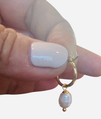 Mini Freshwater Pearl Drop Earrings