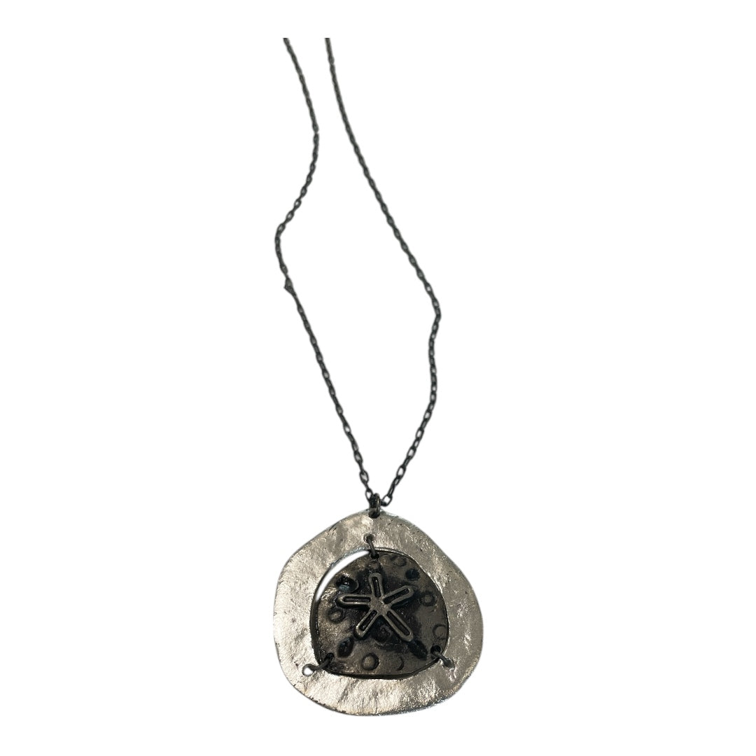 Star Fish Silver Antique Necklace