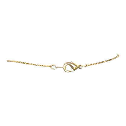 Gold Dipped Crescent Tear Pendant Necklace