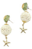 Sandy Shores earrings styled