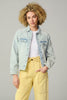 Natalie light wash denim jacket