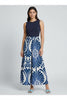 Printed wide leg trousers