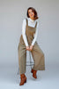 Cotton overall with side pockets back view